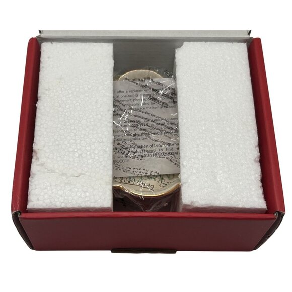 Lenox American By Design "Merry" Holly Berries Oval Fluted Dish 5" NIB Christmas - Picture 2 of 10